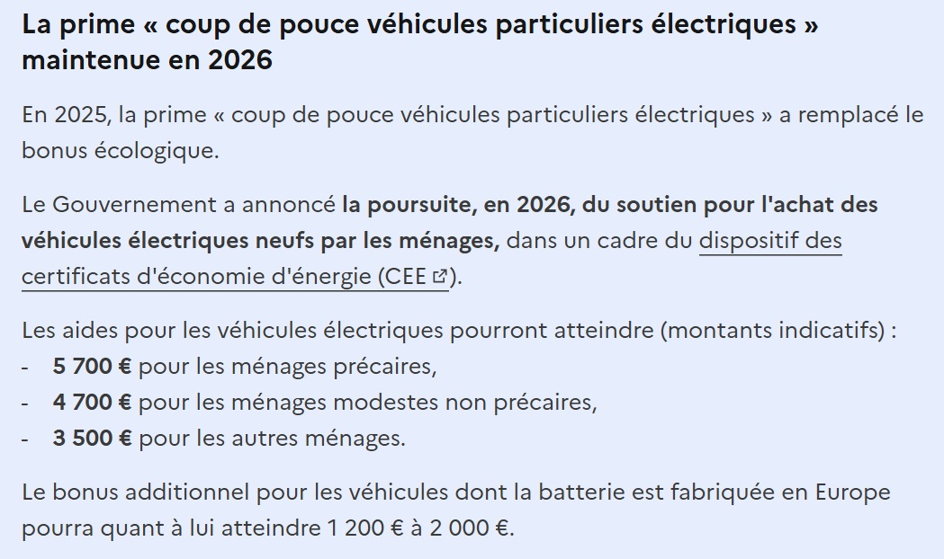 Les conditions pour la prime CEE 2026